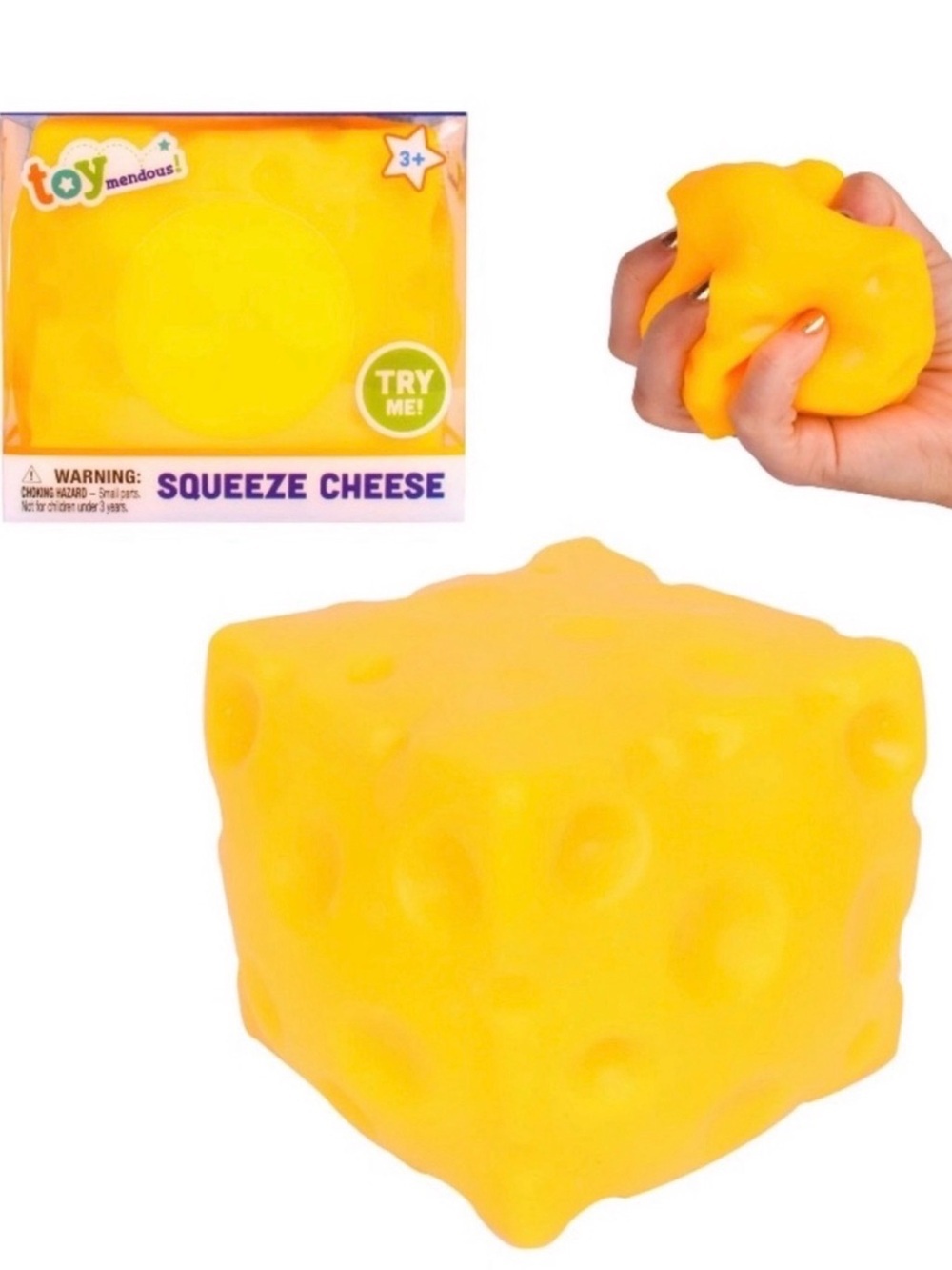 🧀JUMBO CHEESE SQUISHY 🆕 NEW 🧀 Toymendous🔥 VIRAL on TikTok – OUT OF STOCK!